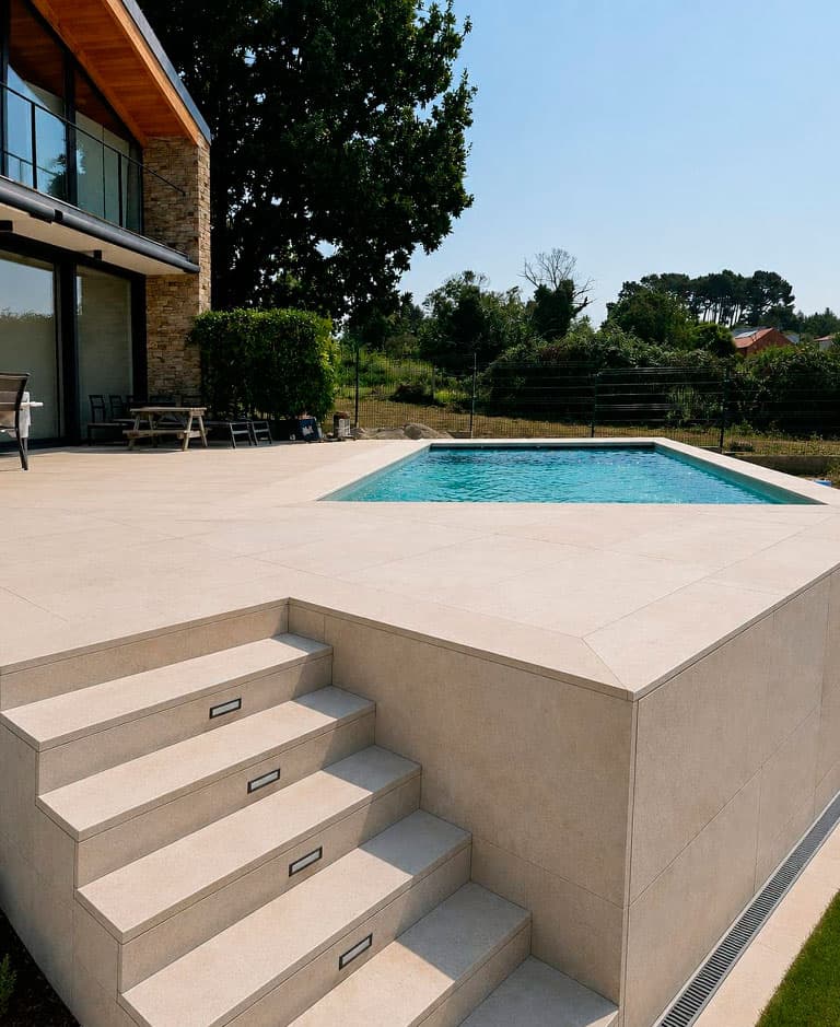 Diseño y calidad en nuestras piscinas de hormigón en A Coruña