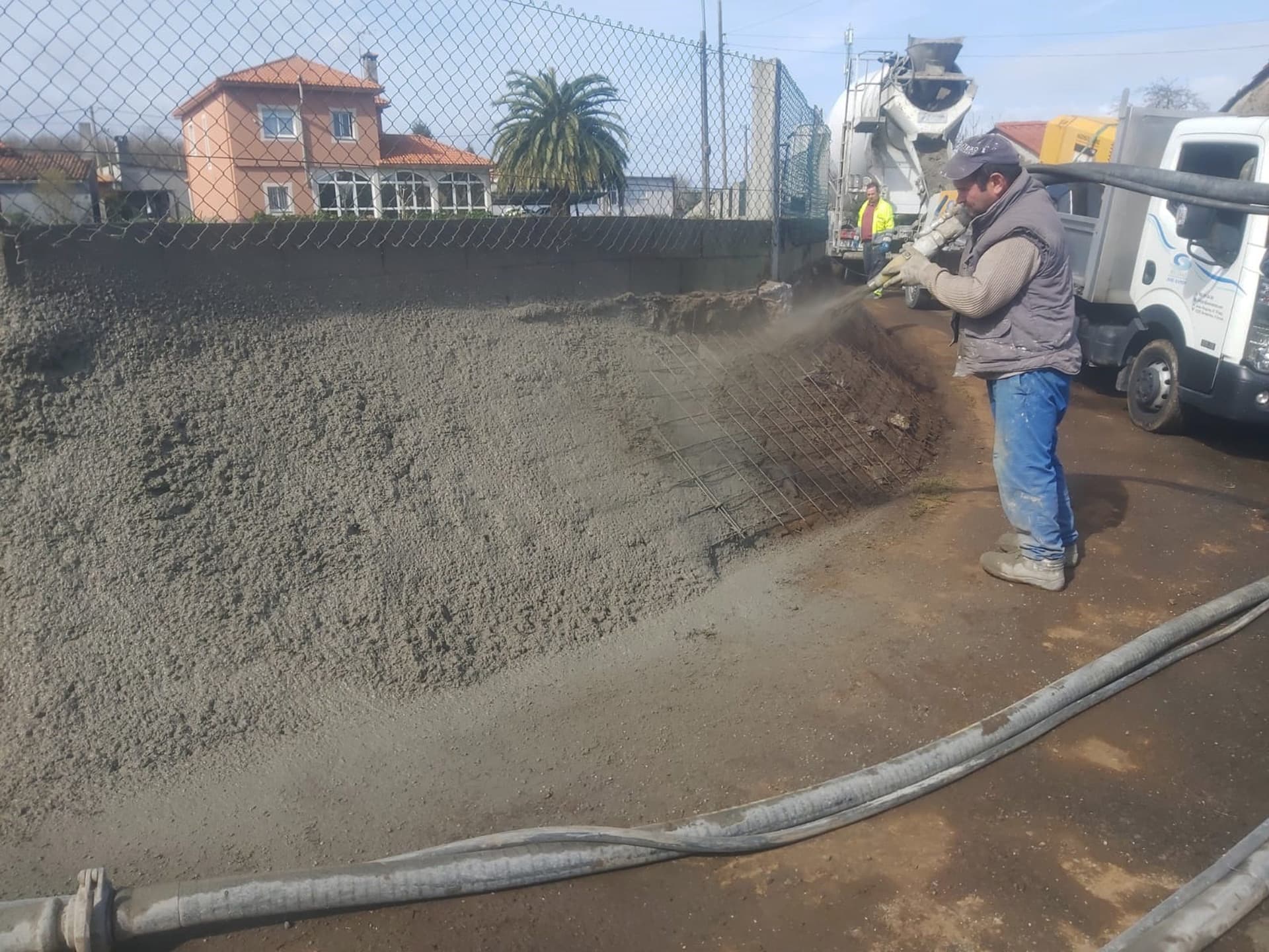 Fabricación de piscinas de gunite en A Coruña